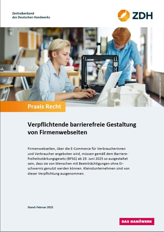 Information zur Barrierefreiheit von Internetseiten seit dem 28. Juni 2025 - *** Mit einem KLICK auf das Bild öffnen Sie die PDF-Datei ***
